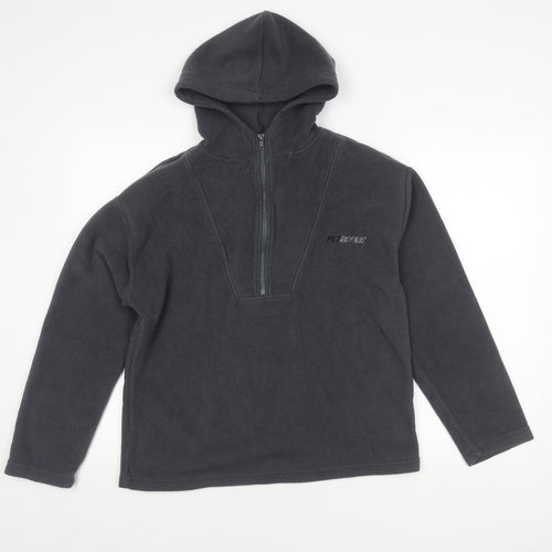 PrettyLittleThing Women's Grey Hoodie, Size 6, Stylish & Warm