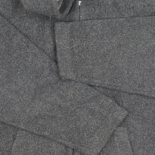 Marks and Spencer Men's Grey Hooded Jacket Size S