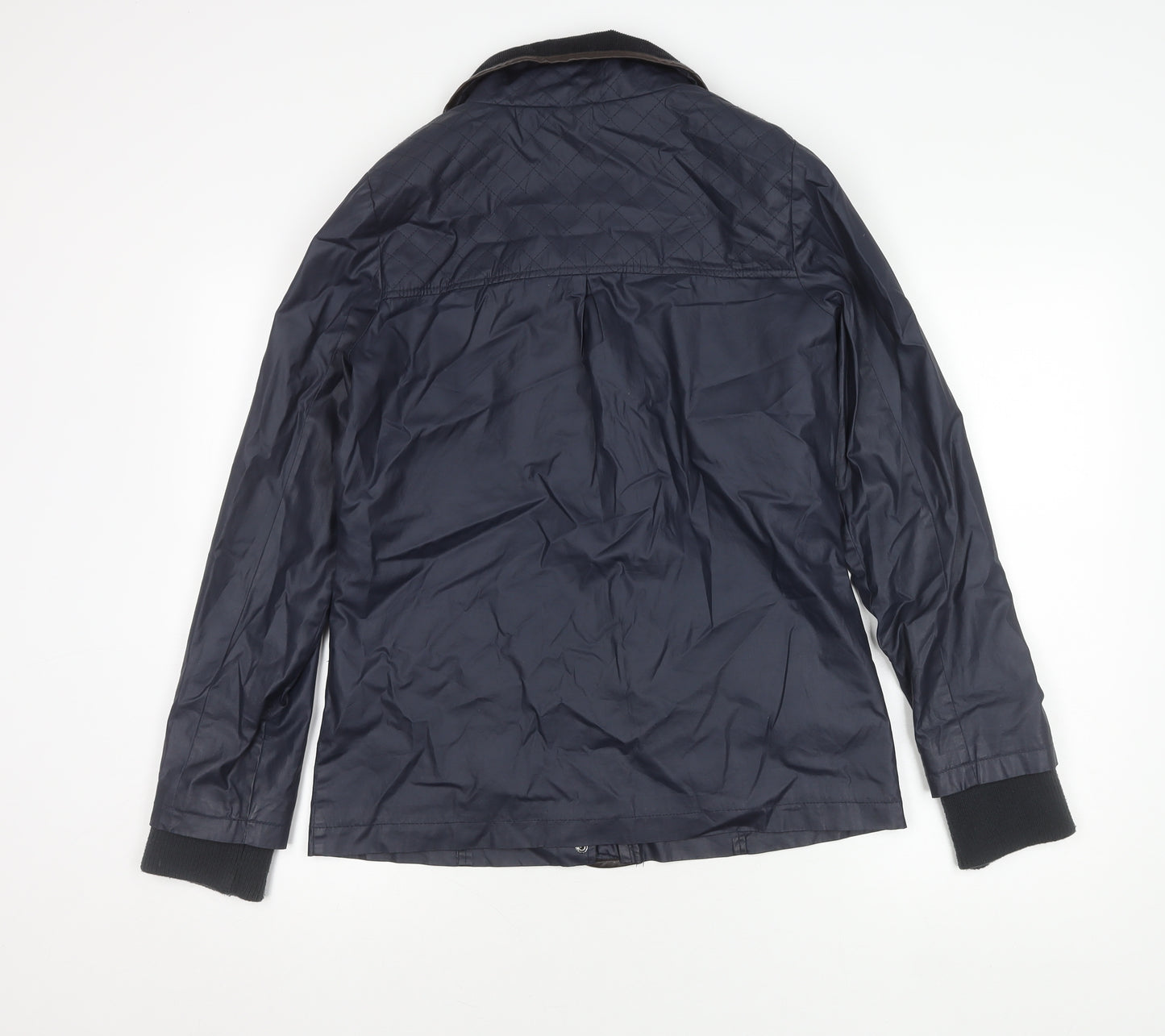 Next Women's Blue Quilted Jacket, Size 8