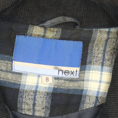 Next Women's Blue Quilted Jacket, Size 8