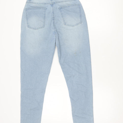 PrettyLittleThing Women's Blue Denim Jeans UK 8