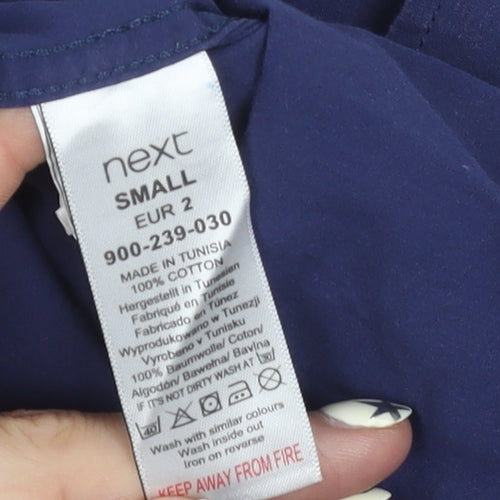 Next Boys' Blue S Graphic Print Button-Up Shirt