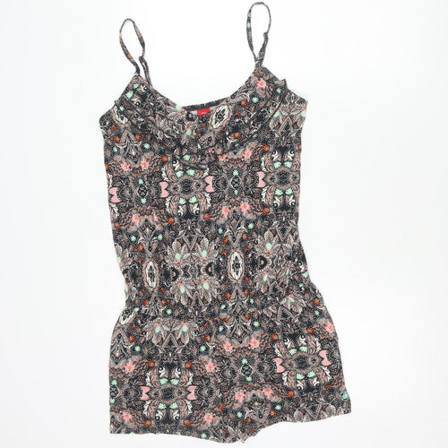 s.Oliver Women's Playsuit Size 10, Paisley Pattern, Summer