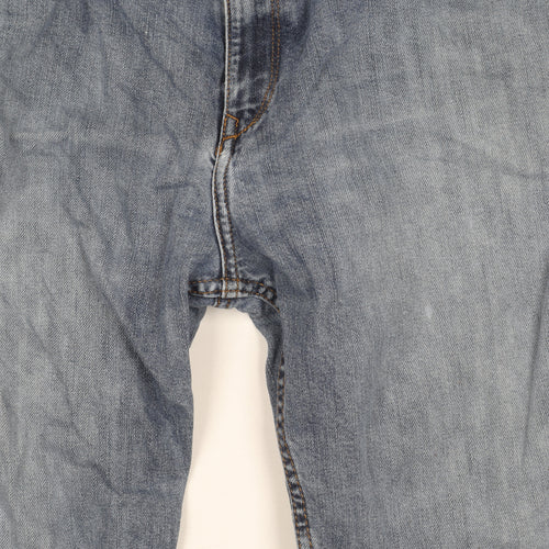 Marks and Spencer Men's Blue Straight Jeans 38W