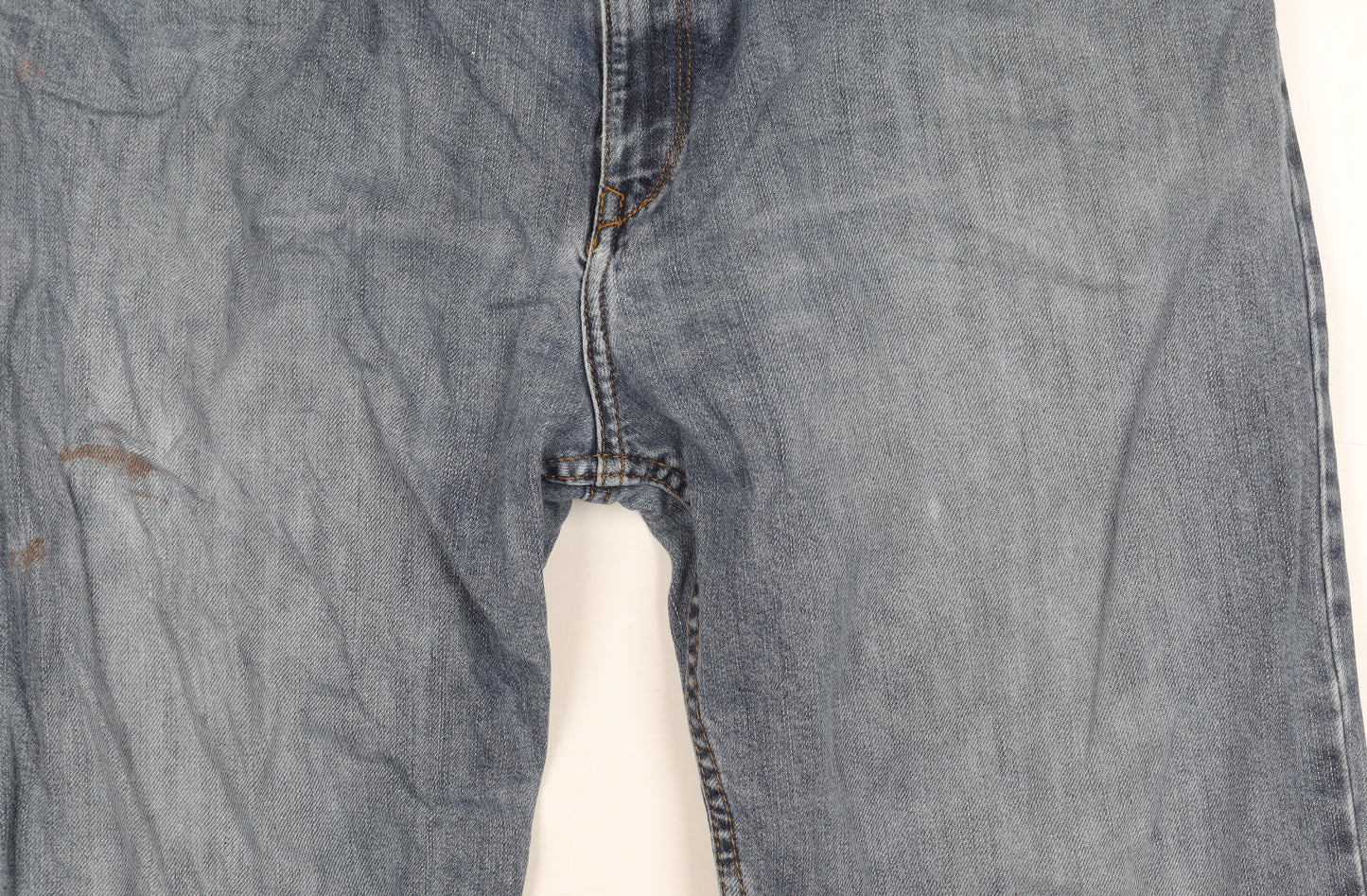 Marks and Spencer Men's Blue Straight Jeans 38W