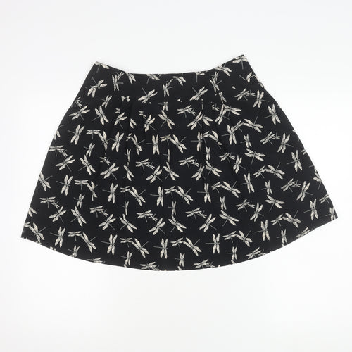Next Women's Black A-Line Short Skirt, Size 12, New