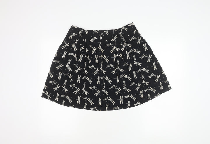 Next Women's Black A-Line Short Skirt, Size 12, New