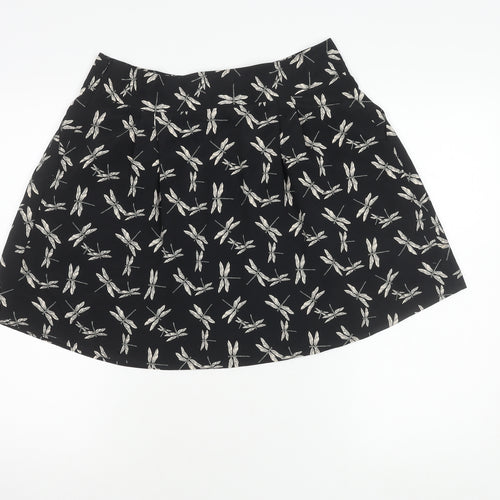 Next Women's Black A-Line Short Skirt, Size 12, New