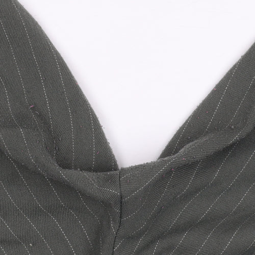 ASOS Women's Striped Grey Trousers Size 14