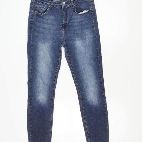 ONLY Women's Blue Skinny Jeans Size 4 Mid Rise