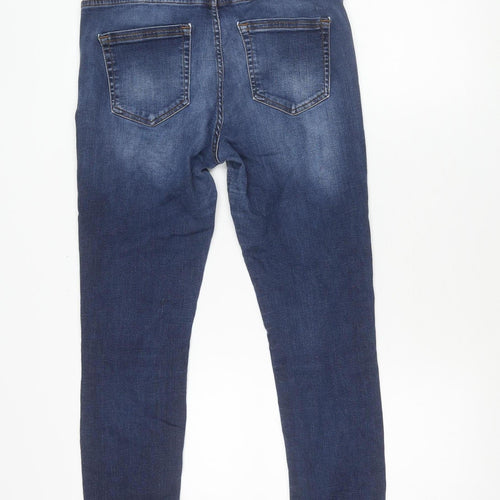 ONLY Women's Blue Skinny Jeans Size 4 Mid Rise