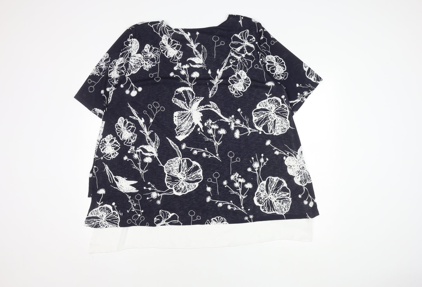 Saloos Women's Multicoloured Floral Top, Size 20