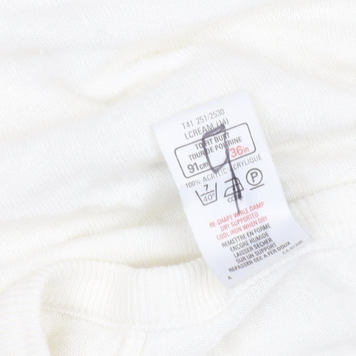 St Michael Women's White Cardigan Size 14