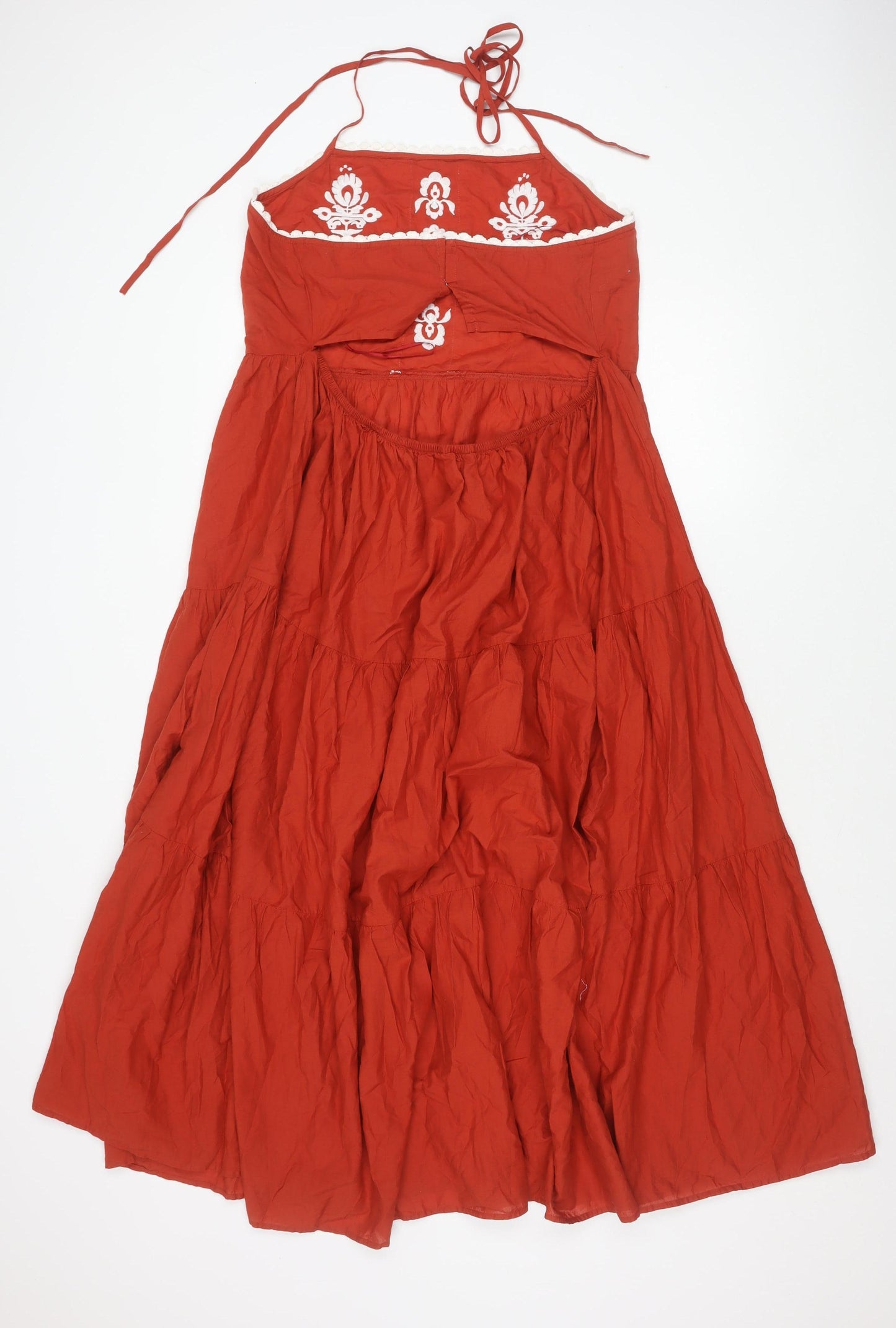 Marks and Spencer Women's Red Halter Dress Size 20