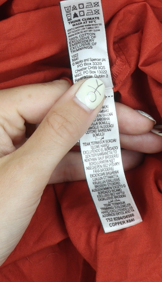 Marks and Spencer Women's Red Halter Dress Size 20