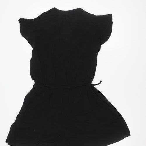 GAP Women's Black Viscose Playsuit M - Casual Summer Style