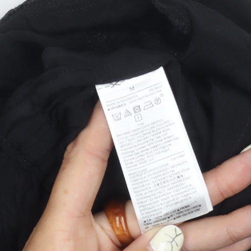 GAP Women's Black Viscose Playsuit M - Casual Summer Style