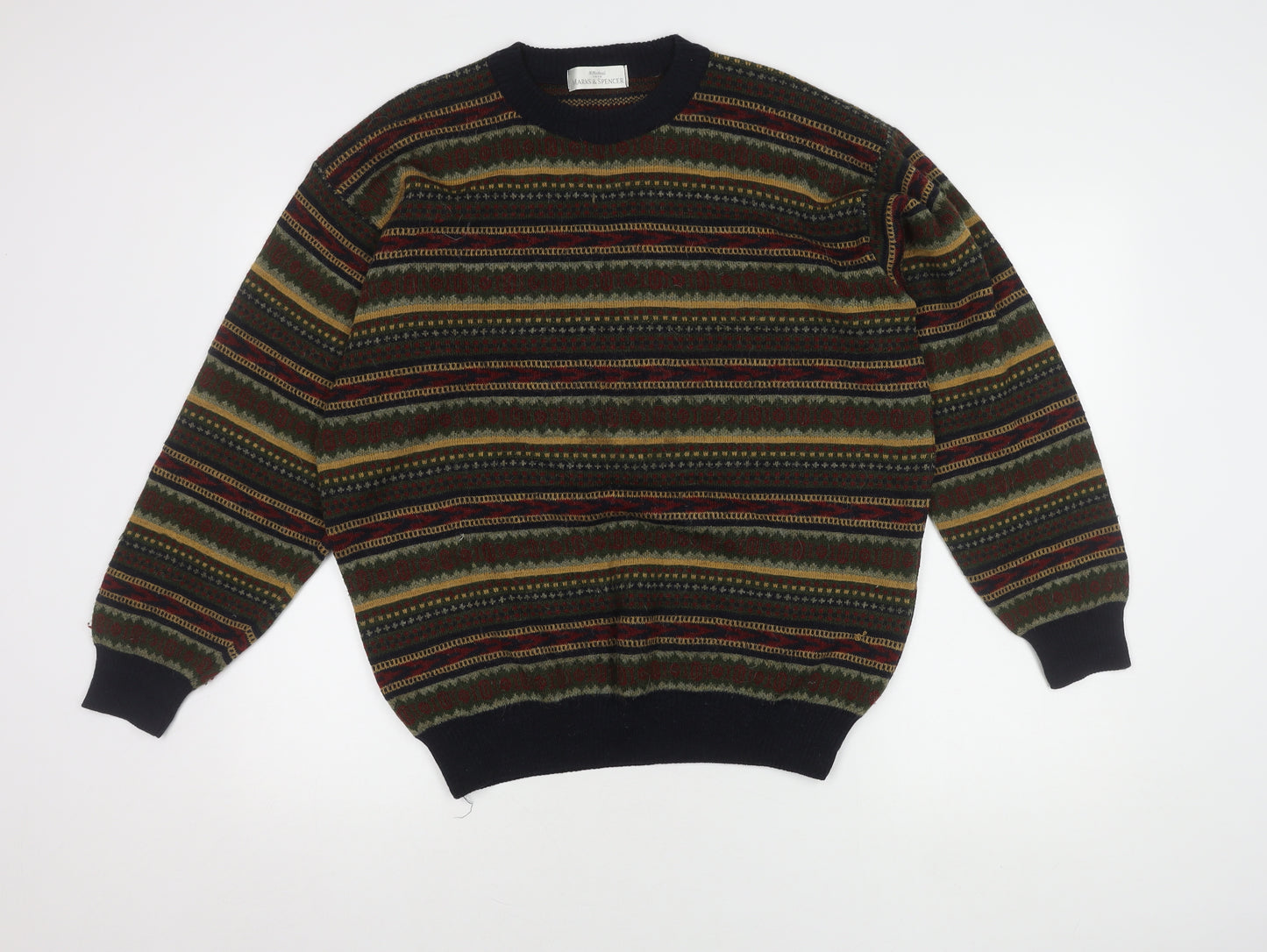 Marks and Spencer Men's Multicoloured M Fair Isle Jumper