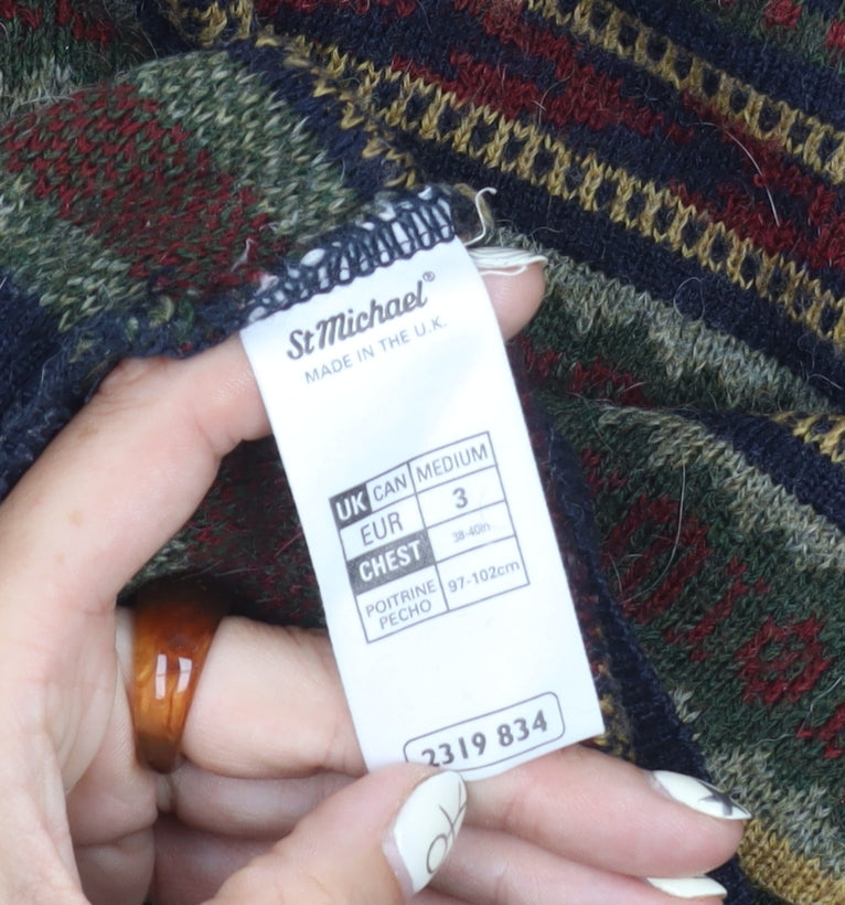 Marks and Spencer Men's Multicoloured M Fair Isle Jumper