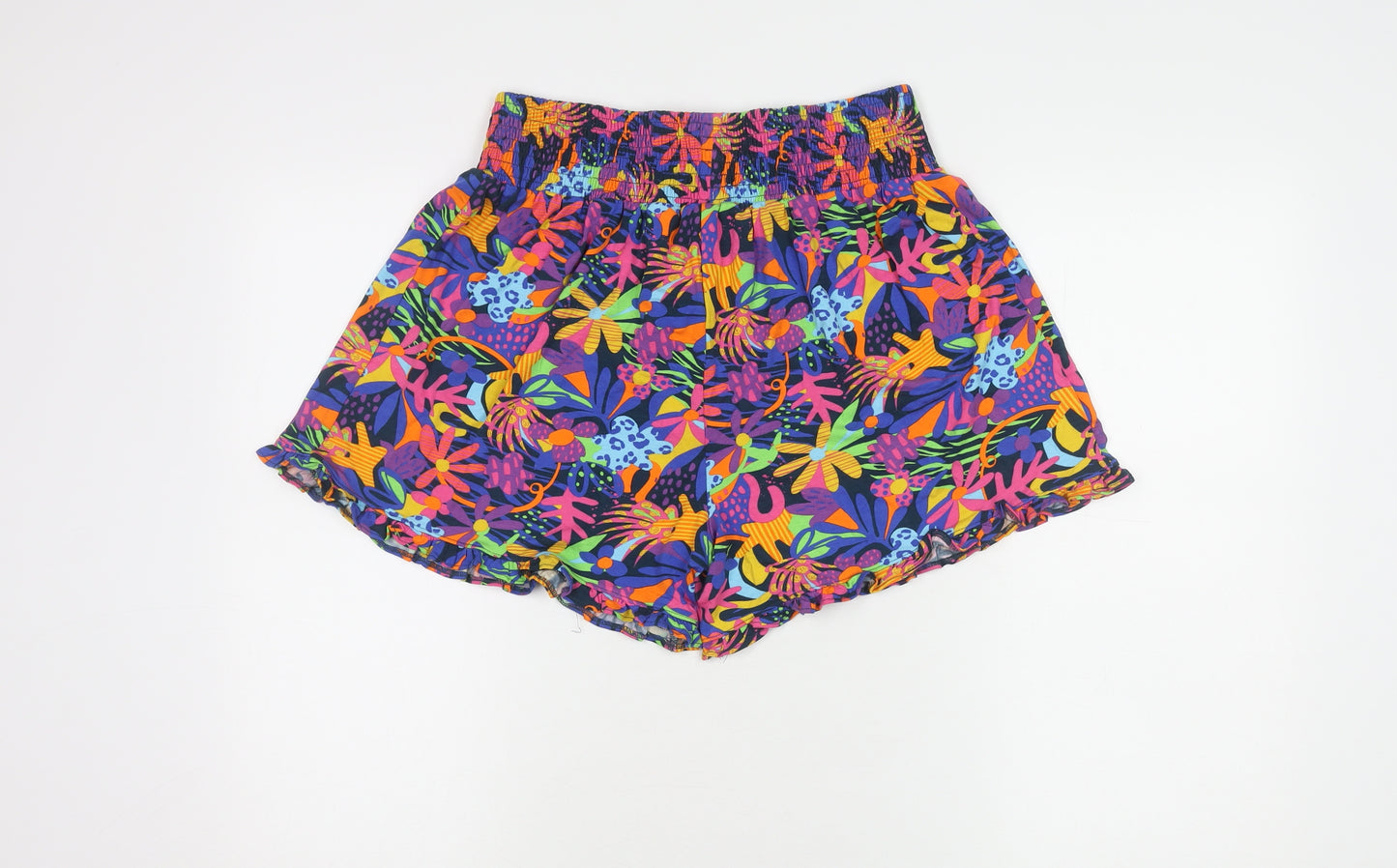 Next Girls Multicoloured Floral Shorts, 15 Years, Casual Summer