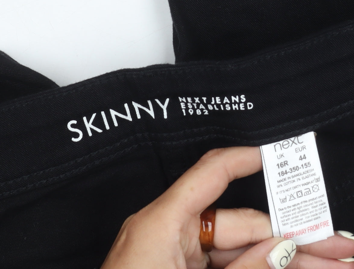 Next Women’s Black Skinny Jeans Size 16