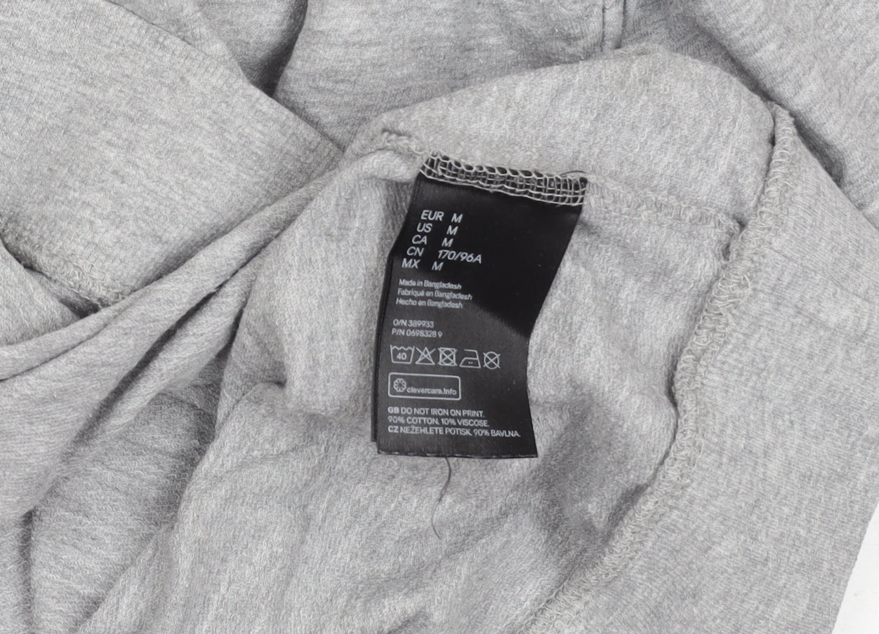 H&M Grey NASA Crew Neck T-Shirt Size 12