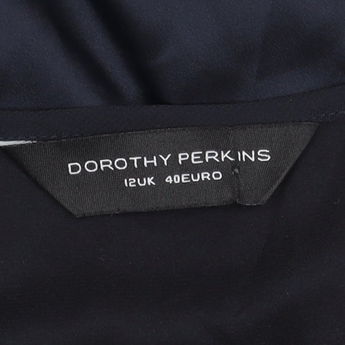 Dorothy Perkins Women's Black Studded Top Size 12