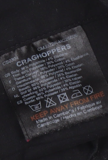 Craghoppers Men's Black Outdoor Trousers 38