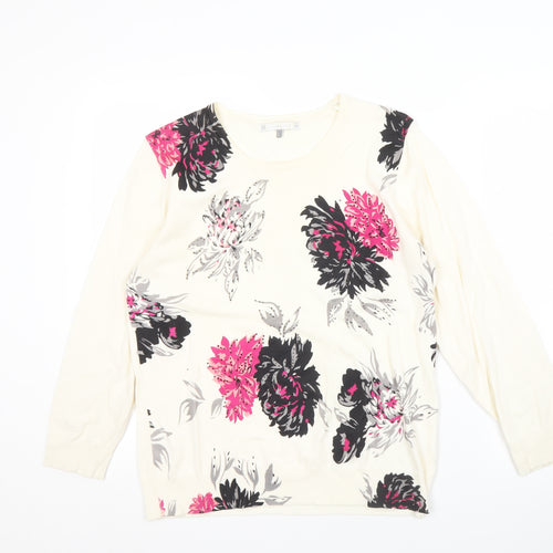 Lakeland Women's Multicoloured Floral Pullover Jumper, L