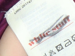 White Stuff Women's Blue Geometric Skirt, Size 8