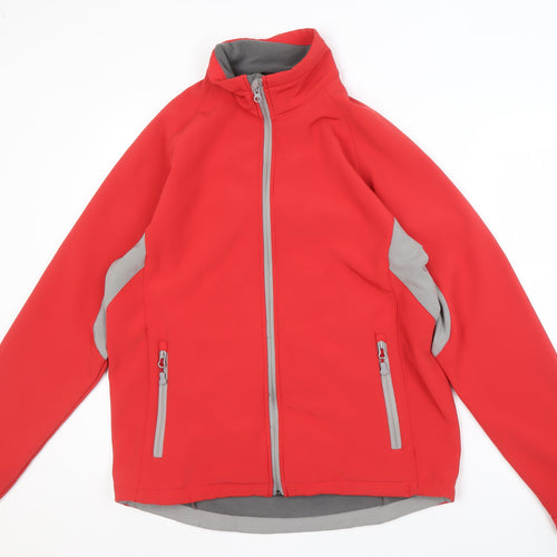 Crane Trail Men's Red Soft Shell Jacket M