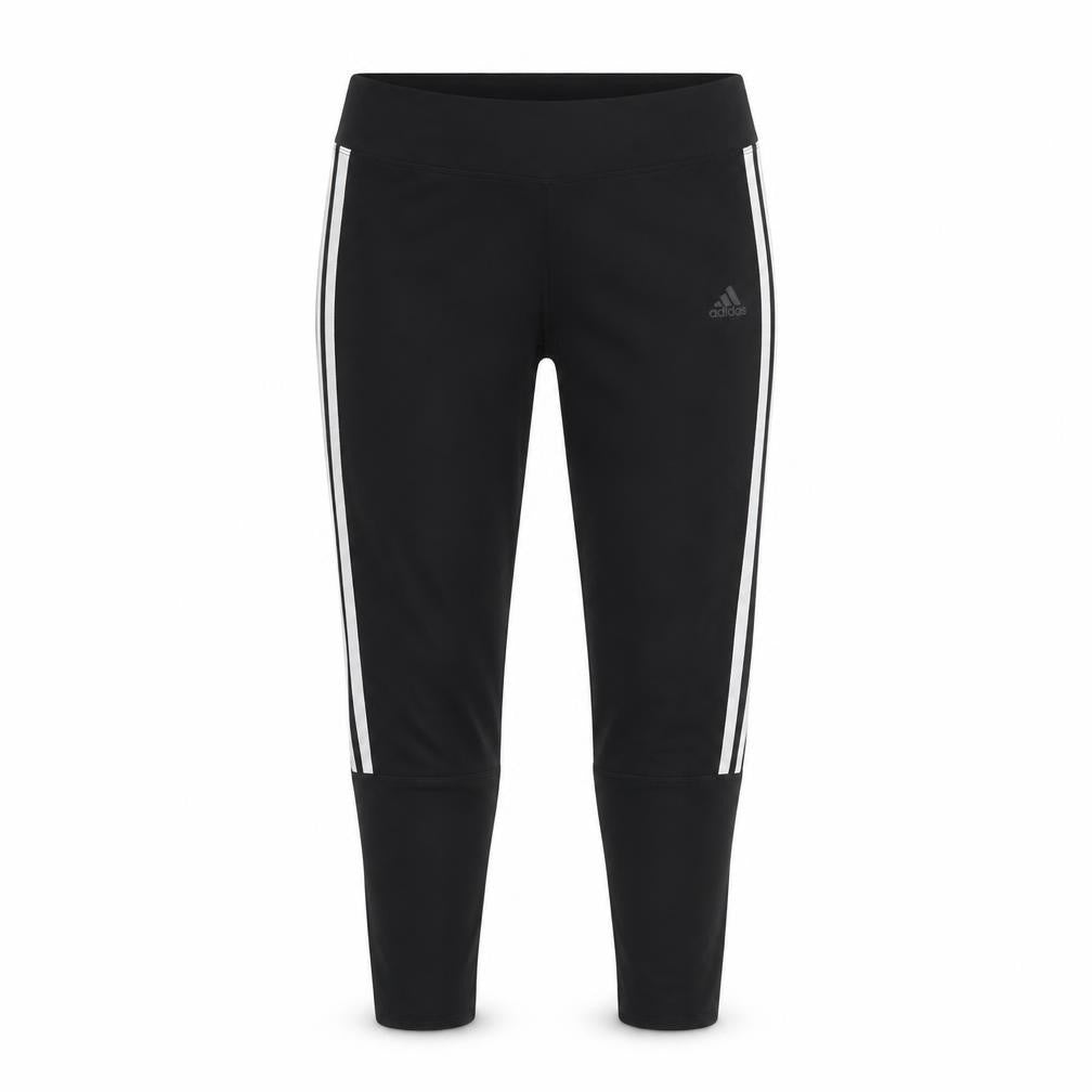 Front view of Adidas Women's Black Running Leggings, M, Quick Dry
