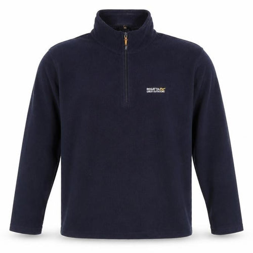 Regatta Men's Black Sweatshirt L 1/4 Zip Fleece
