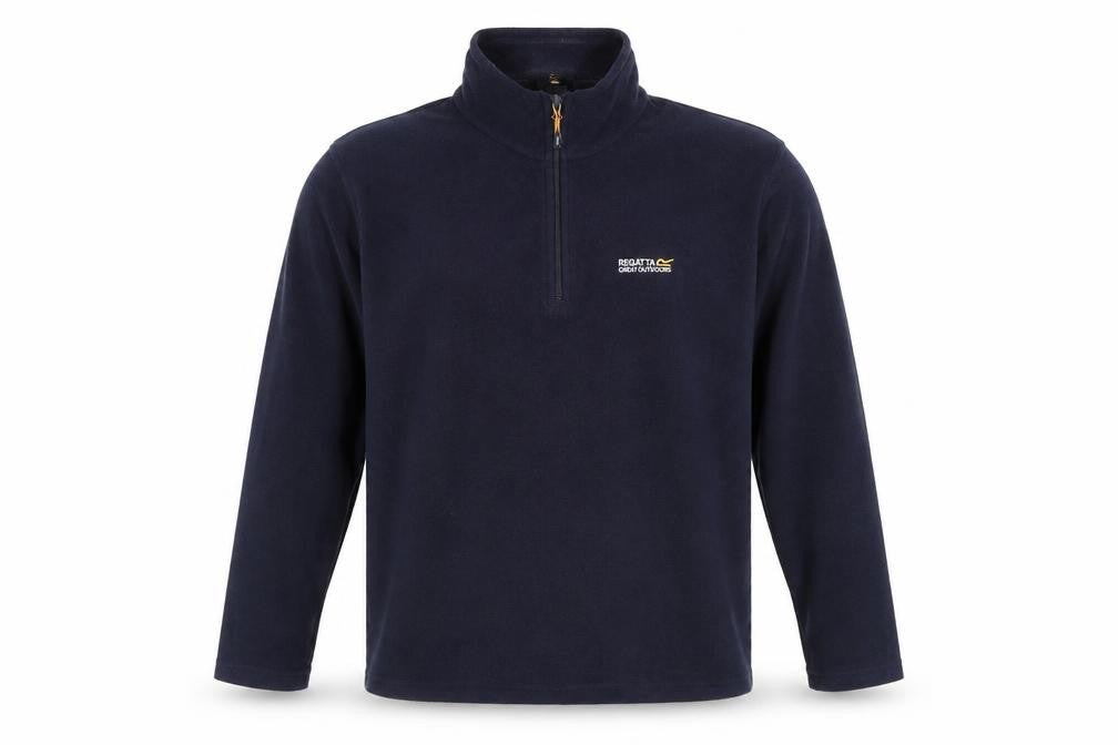 Regatta Men's Black Sweatshirt L 1/4 Zip Fleece