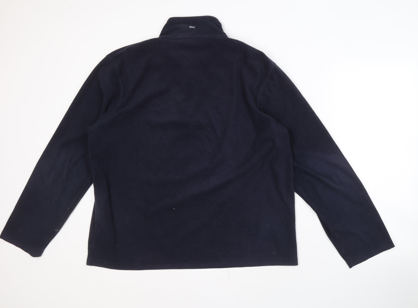 Regatta Men's Black Sweatshirt L 1/4 Zip Fleece