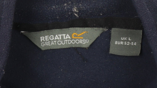 Regatta Men's Black Sweatshirt L 1/4 Zip Fleece