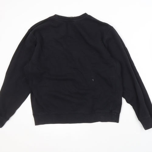 Nike Men's Black Logo Sweatshirt, Size S