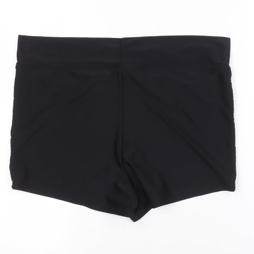 Cotton Traders Women's Black Activewear Shorts, Size 18