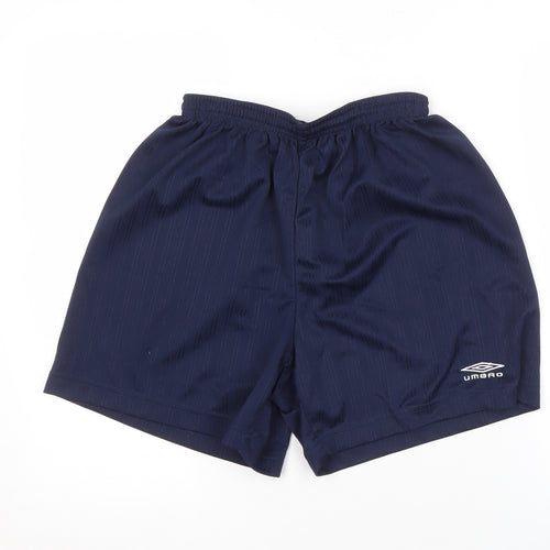 Umbro Men's Blue Medium Activewear Shorts