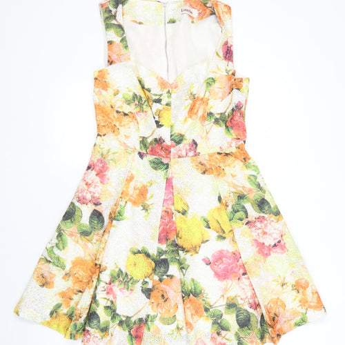 Louche Women's Multicoloured Floral Dress Size 12
