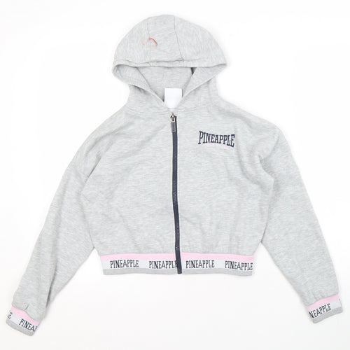 Primark Girls Grey Full Zip Hoodie - Size 146