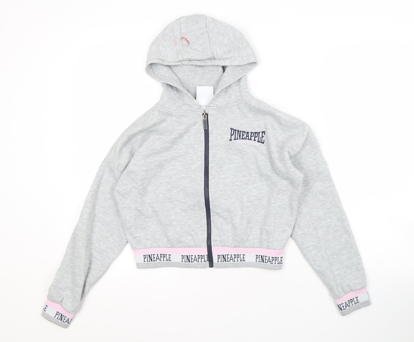 Primark Girls Grey Full Zip Hoodie - Size 146