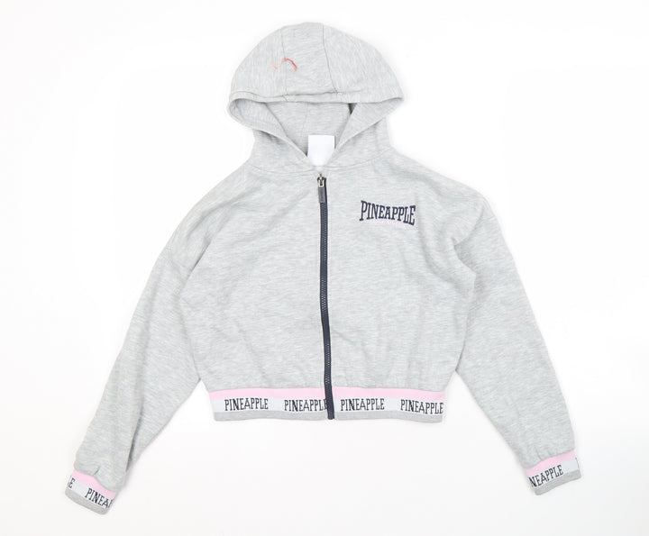 Primark Girls Grey Full Zip Hoodie - Size 146