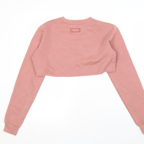 Lounge Apparel Pink XS Women's Cropped Sweatshirt