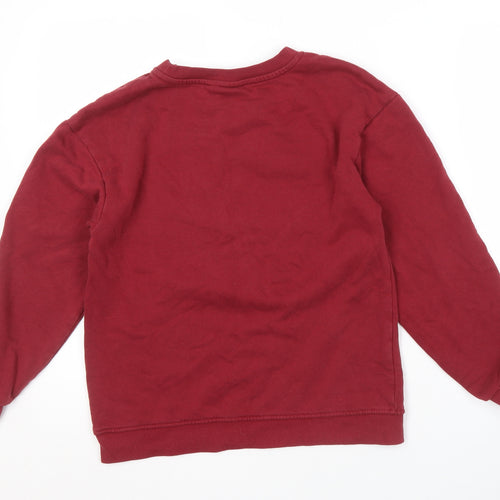 Harry Potter Boys Red Crew Neck Pullover Sweatshirt 11-12 Years