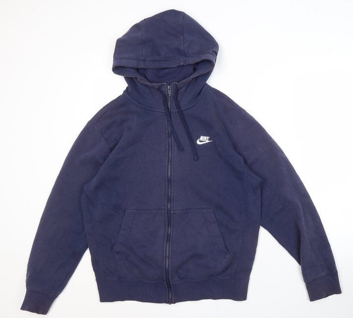 Nike Men's Blue Full Zip Hoodie Size S