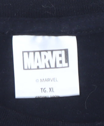 Marvel Men's Black Iron Man Comic T-Shirt XL