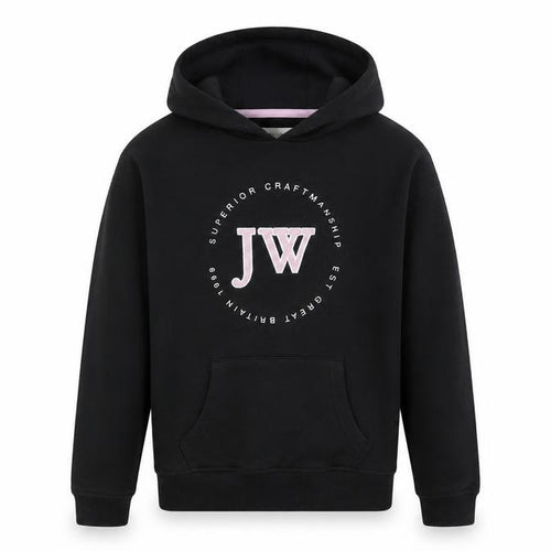 Jack Wills Girls' Black Pullover Hoodie, 9-10 Years