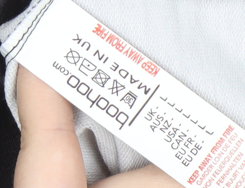 Disney Women's Black Cartoon Hoodie Size 14