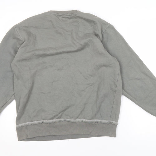 Blue Steel Unisex Grey Pullover Sweatshirt